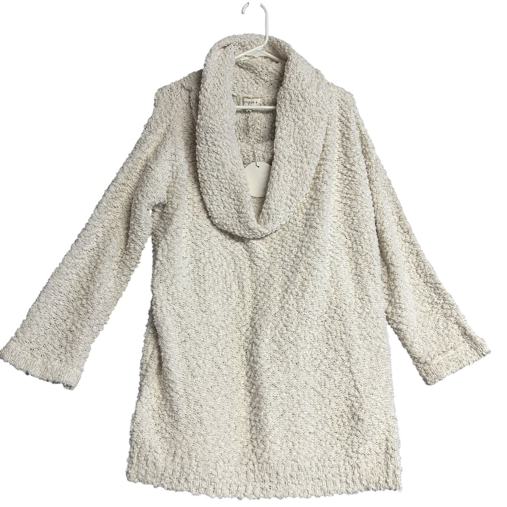 Ballet cottage goblin oversized minimalist pastel Chunky Boho Women's Sweater XL